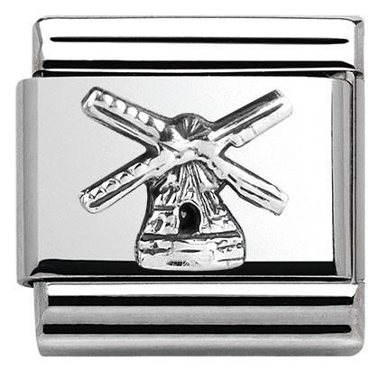 330105/21 Classic MONUMENTS RELIEF, silver 925 Windmill - SayItWithDiamonds.com