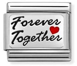 330208/53 Classic S/steel,enamel,925 silver,Forever Together - SayItWithDiamonds.com