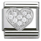 330304/01 CLASSIC S/steel,CZ,Silver 925 Heart - SayItWithDiamonds.com
