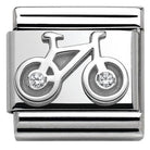 330311/04 Classic , S/Steel,silver 925, CZ Bike Bicycle - SayItWithDiamonds.com