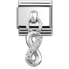 331800/10 Classic CHARMS stainless steel and silver 925 (10_Infinity) - SayItWithDiamonds.com