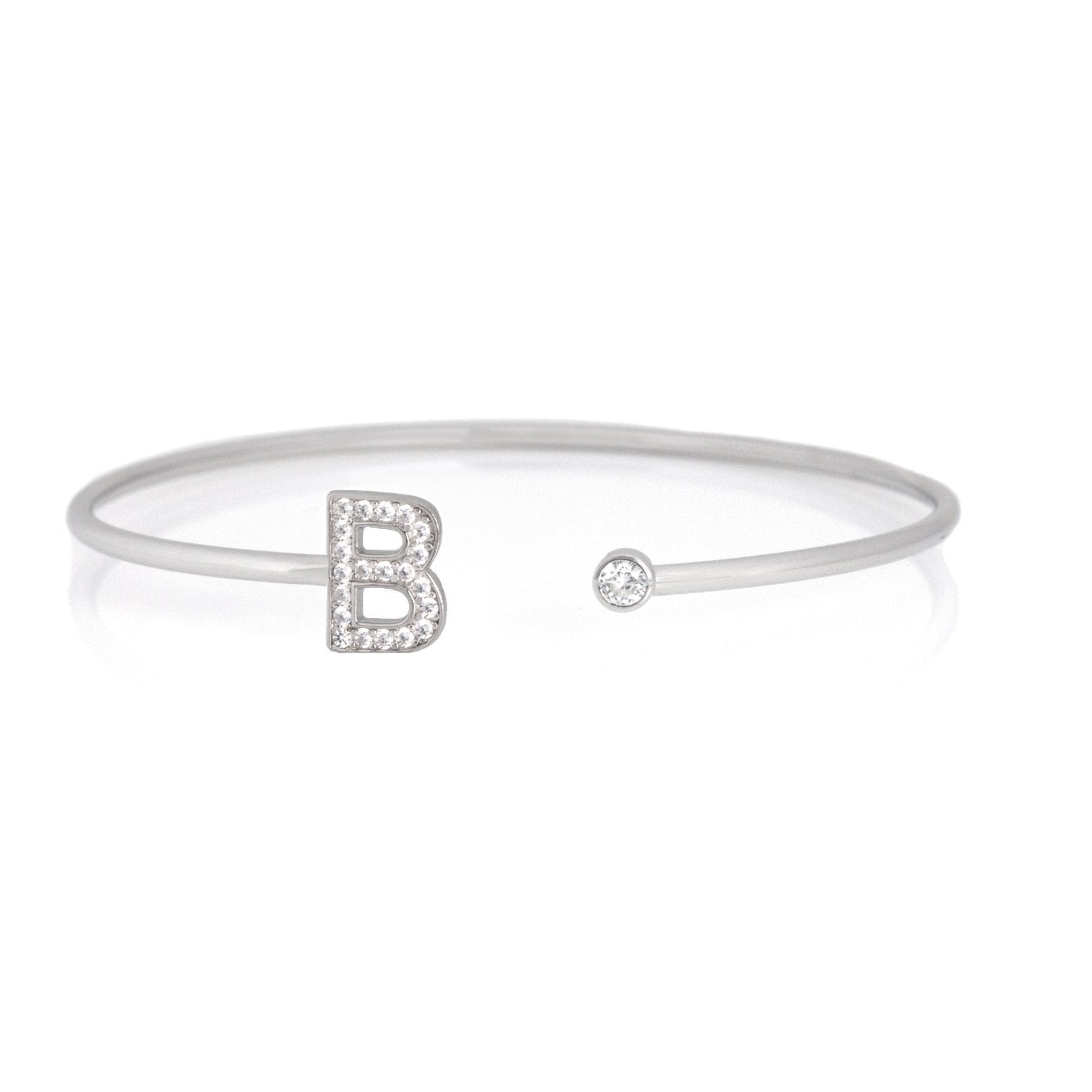 Me and Mine Bangle - Sterling Silver - SayItWithDiamonds.com