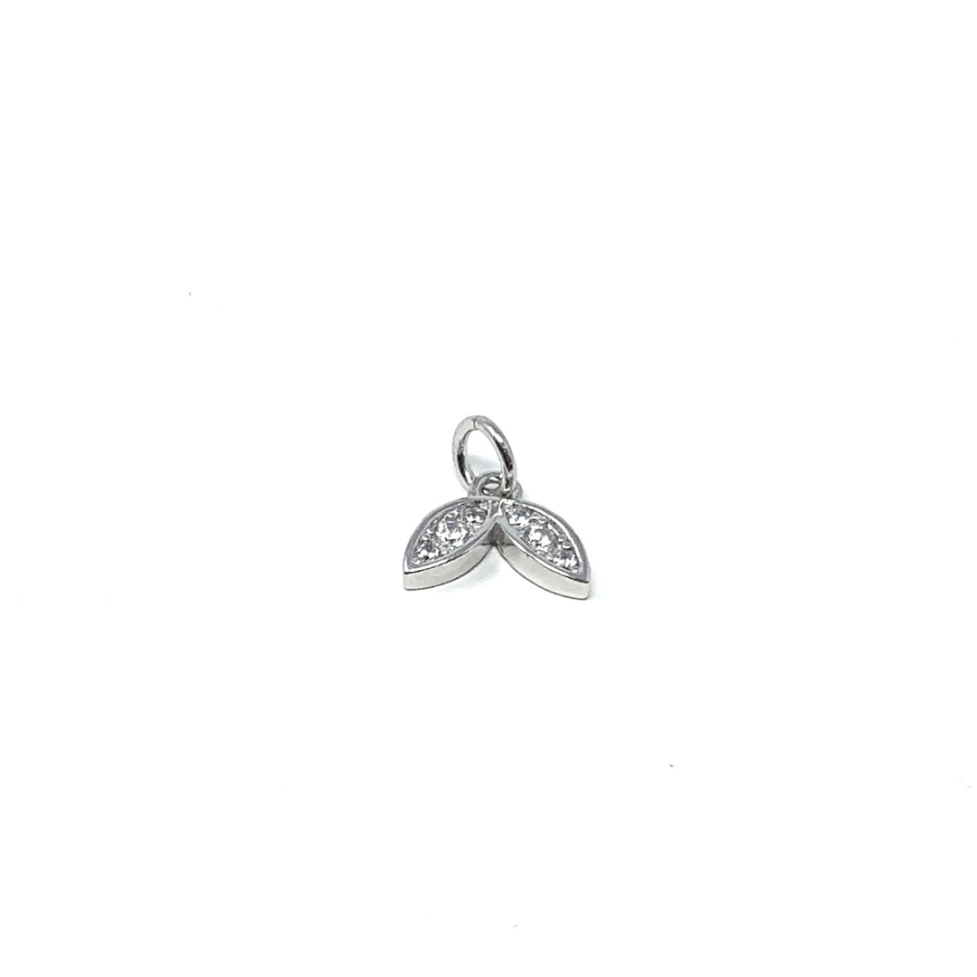 Mini Sterling Silver Winged Charm - SayItWithDiamonds.com